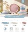AmorArc Stoneware Dinnerware Sets for 4,12Pcs Plates and Bowls Set