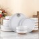 AmorArc Dinnerware Sets for 8, 24 Pieces Ceramic Plates and Bowls Set