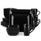 Vancasso Soho Dinnerware Sets 24 Pieces, Black Stoneware Square Place Setting, Dinner Plate, Cups and Plates Sets for Kitchen, Dish Set for 6