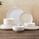 GBhome Ceramic Dinnerware Set for 4, 12 Pcs Plates and Bowls Sets Dishes