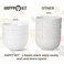Happy kit Porcelain Dinnerware Set 12PCS Serves 4, Chip Resistant White