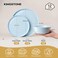 Kingstone 12-Piece Bone China Dinnerware Sets, Sky Blue