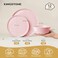 Kingstone 12-Piece Bone China Dinnerware Sets, Blush Pink