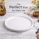 AmorArc Ceramic Dinner Plates Set of 6,10.0 Inch Matte Stoneware Plates Set