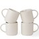 Famiware Coffee Mug Set of 4, Star 12 Oz Ceramic Mugs Cups Set with Handle