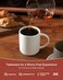 Famiware Coffee Mug Set of 4, Star 12 Oz Ceramic Mugs Cups Set with Handle