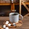 GBhome 12 Oz Stackable Coffee Mugs Set of 4, Ceramic Coffee Cups Set