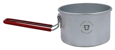 Trangia T-Cup with Red Handle Multi-Functional Mug, Cup, Saucepan Great for Ultralite Backpacking