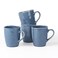 Famiware Aurora Coffee Mugs, 14OZ Mug Set of 4, Stoneware Cup with Handle