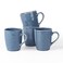 Famiware Aurora Coffee Mugs, 14OZ Mug Set of 4, Stoneware Cup with Handle
