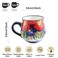 Alma 12OZ Handmade Floral Ceramic Coffee Cup