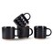 GBhome 6 Oz Stackable Coffee Mugs Set of 4, Ceramic Coffee Cups Set