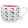Silver Buffalo Sanrio Hello Kitty Bows, Loop Handle Ceramic Mug, 15.9oz