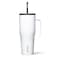 Corkcicle Cold Cup XL Handle Tumbler, 30 Oz, Gloss White