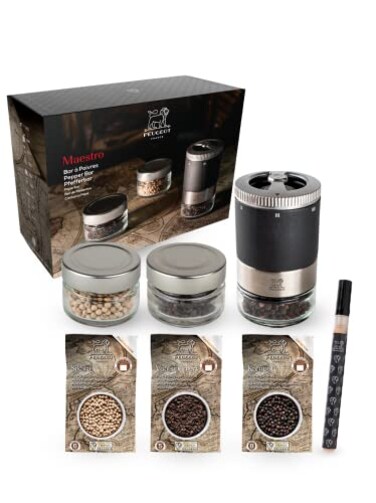 Peugeot Maestro Pepper Bar, U'Select Mill &amp; Interchangeable Jar Graphite