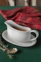 Now Designs White Gravy Boat with Saucer, 1 Ea