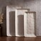 Famiware Serving Platters Set of 3 Sizes - Rectangular, Cappuccino White