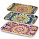 Vancasso Serving Platters Set of 3, 16"/14"/12" in Rectangular Trays Boho