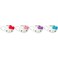 Silver Buffalo Sanrio Hello Kitty Cream Bows, 3D Mini Cup Set, 4PK, 3.5oz