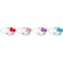 Silver Buffalo Sanrio Hello Kitty Cream Bows, 3D Mini Cup Set, 4PK, 3.5oz