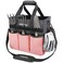 Workpro Garden Tool Bag, 10 Pockets and Shoulder Strap, Pink