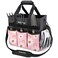 Workpro Garden Tool Bag, 10 Pockets and Shoulder Strap, Floral Pink