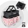 Workpro Garden Tool Bag, 10 Pockets and Shoulder Strap, Floral Pink