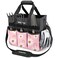 Workpro Garden Tool Bag, 10 Pockets and Shoulder Strap, Floral Pink