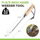 Workpro Dandelion Weeder Puller Tool with Wood Handle