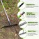 Workpro 65 Inch Bow Rake, 17-Tine Metal Head Rake with Adjustable Handle