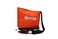 Agri-Fab Handheld Bag Seeder Spreader, 25 Lb Capacity with Waterproof Zipper Bag, Adjustable Shoulder Strap &amp; Rear Baffle, Orange