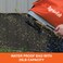 Agri-Fab Handheld Bag Seeder Spreader, 25 Lb Capacity with Waterproof Zipper Bag, Adjustable Shoulder Strap &amp; Rear Baffle, Orange
