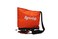 Agri-Fab Handheld Bag Seeder Spreader, 25 Lb Capacity with Waterproof Zipper Bag, Adjustable Shoulder Strap &amp; Rear Baffle, Orange