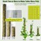Holanhing 4 Pack Metal Moss Pole, 24" Moss Poles for Plants Monstera, Stackable Sphagnum Moss Pole for Plants Work with Sphagnum Moss(4 Pack 24")