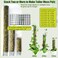 Holanhing 4 Pack Metal Moss Pole, 24" Moss Poles for Plants Monstera, Stackable Sphagnum Moss Pole for Plants Work with Sphagnum Moss(4 Pack 24")