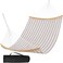 Suncreat Hammocks 14 Ft Quick Dry Hammock with Spreader Bar, Light Gray