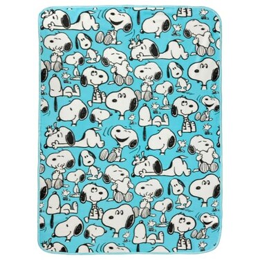 Silver Buffalo Peanuts Snoopy Multi Pose, Fleece Throw Blanket, 45X60IN