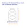 Simthread UV Resistant - Simthread 100% Polyester Bonded Thread Tex 69 (12WT) - 250 Yards 1 White 1 Black