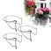 Bloem Railscapes Adjustable Floating Planter Hanger, Fits 0.5 -0.75 Balcony Railing Spindles, 3-Pack