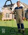 Workpro 38 Lawn Aerator Tool with 17 Spikes, Manual Lawn Aerators