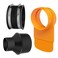 Powertec 70366 4" Integrated Blast Gate (Patented) with 4" Flex Cuff and 4" Od to 2-1/2" Od Cone Reducer
