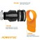 Powertec 70366 4" Integrated Blast Gate (Patented) with 4" Flex Cuff and 4" Od to 2-1/2" Od Cone Reducer