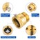 Efield 2PC Efield Anti Siphon Vacuum Breakers Set, 3/4 Inch Backflow Preventer