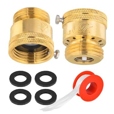Efield 2PC Efield Anti Siphon Vacuum Breakers Set, 3/4 Inch Backflow Preventer