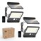 Philips Solar Security Light Outdoor LED 6500K, Solar-Powered Flood Light W/PIR Motion Sensor, Remote Control W/16ft Cable, IP65 Waterproof, 3 Modes.