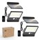 Philips Solar Security Light Outdoor LED 6500K, Solar-Powered Flood Light W/PIR Motion Sensor, Remote Control W/16ft Cable, IP65 Waterproof, 3 Modes.