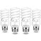 Barfelty Cfl Light Bulbs E26 Base T2 Spiral 13W 2700K Warm White (4-Pack)