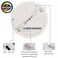 Zeez Lighting - 8-Inch 25W Selectable 3CCT LED Panel Down Light Bulb Compact Lamp Fixture - Surface Mount/Recessed - 10 Packs