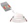 Juno 4" Canless Wafer LED Light, 5-IN-1 Cct, Deep Regressed Smooth Trim