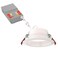 Juno 4" Canless Wafer LED Light, 5-IN-1 Cct, Deep Regressed Smooth Trim